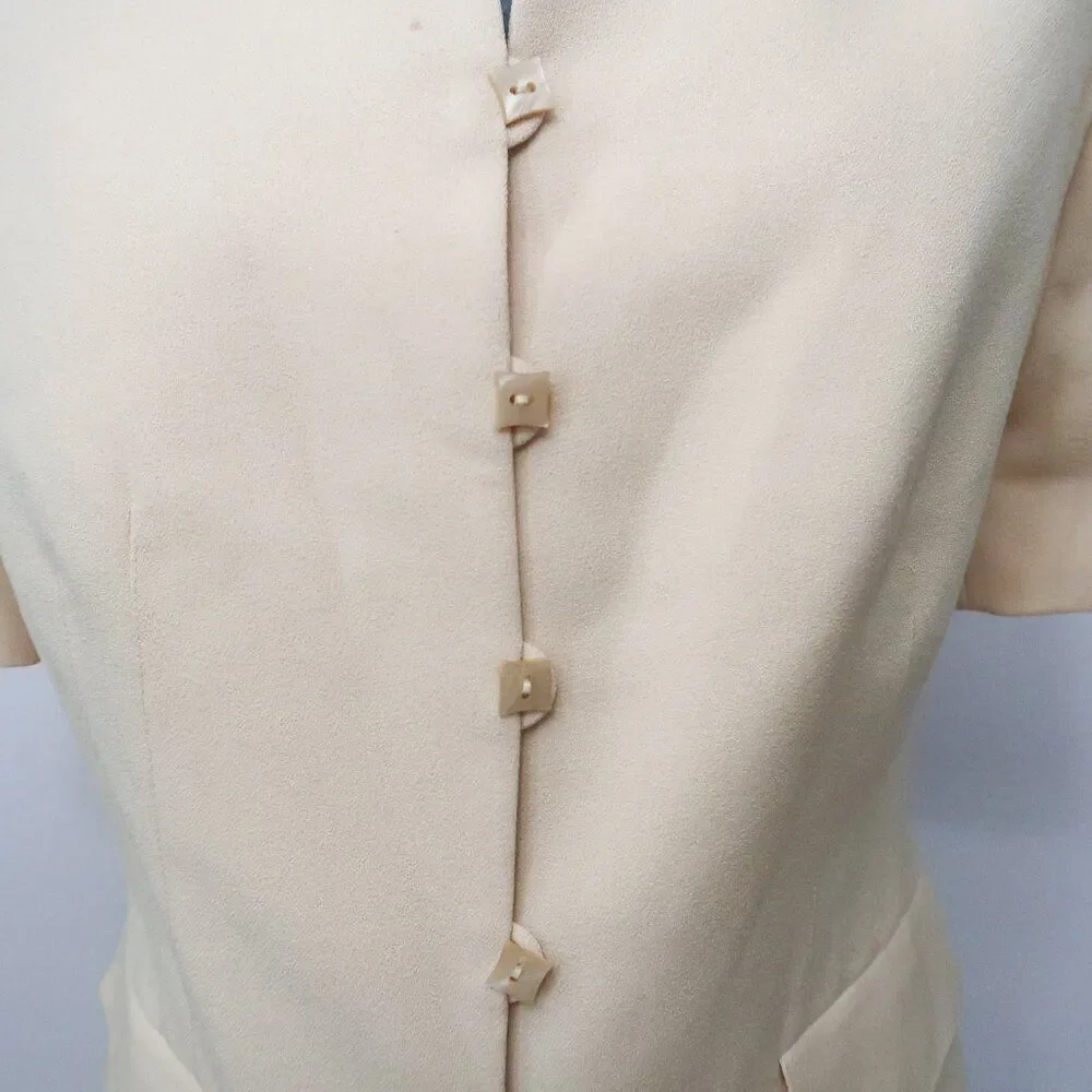 Emily Light Yellow Skirt Suit Size 12